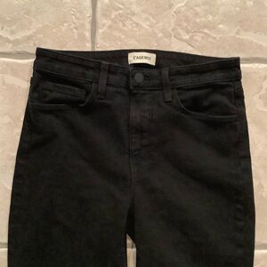 L'AGENCE Margot Black Skinny Jeans 27